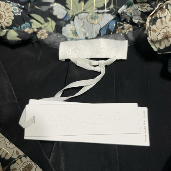 Bianca Balti The Sycamore Mini Maternity Dress Size 2 Black Teal Floral Boho NWT - Picture 11 of 16